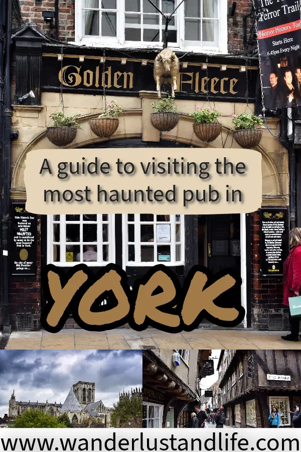 The Golden Fleece in York/ The most haunted pub in York - Pin this guide