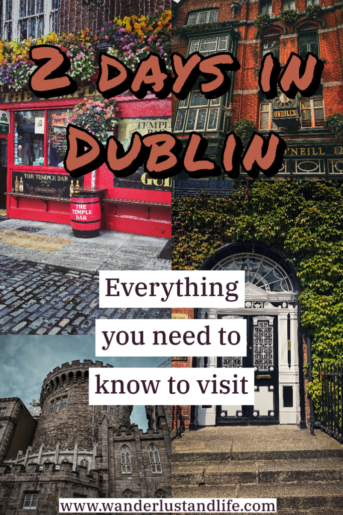 Pin this guide to spending 2 days in Dublin for later