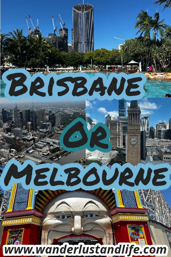 Brisbane vs Melbourne - pin this guide