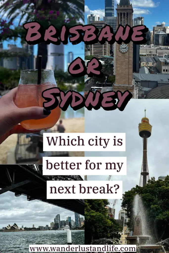 Brisbane vs Sydney: Pin this guide