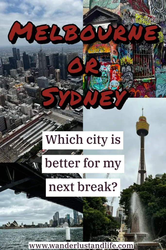 Melbourne vs Sydney: Pin this guide
