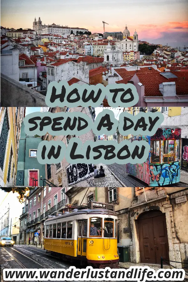 Pin this guide to spending 1 day in Lisbon